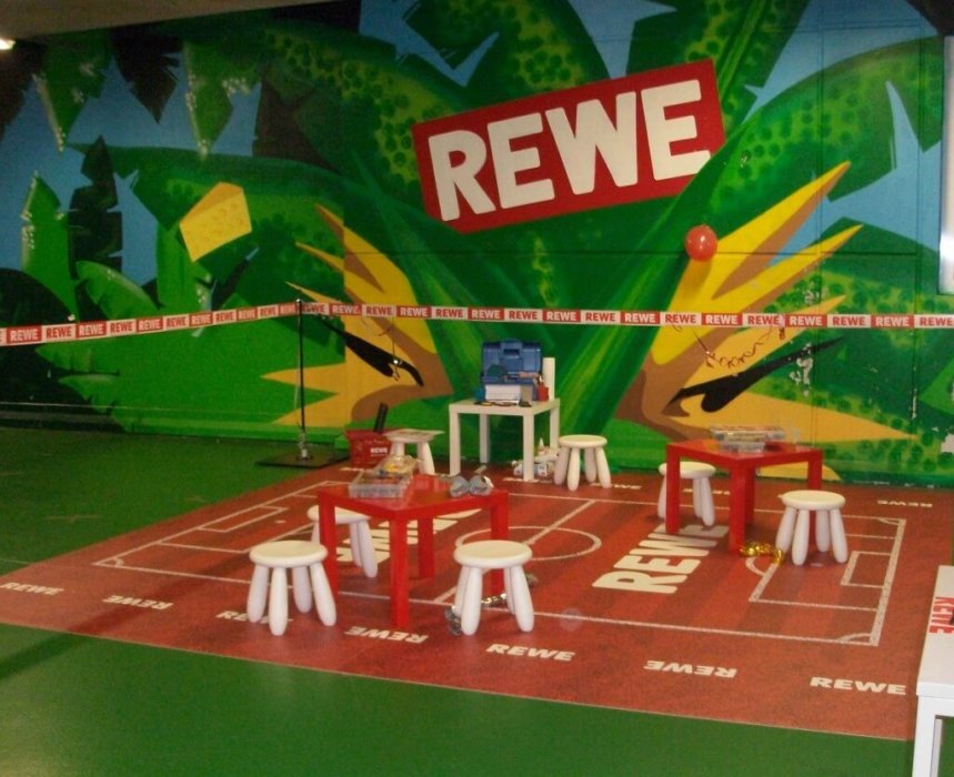 Rewe Kinderechte mit Fotoboden