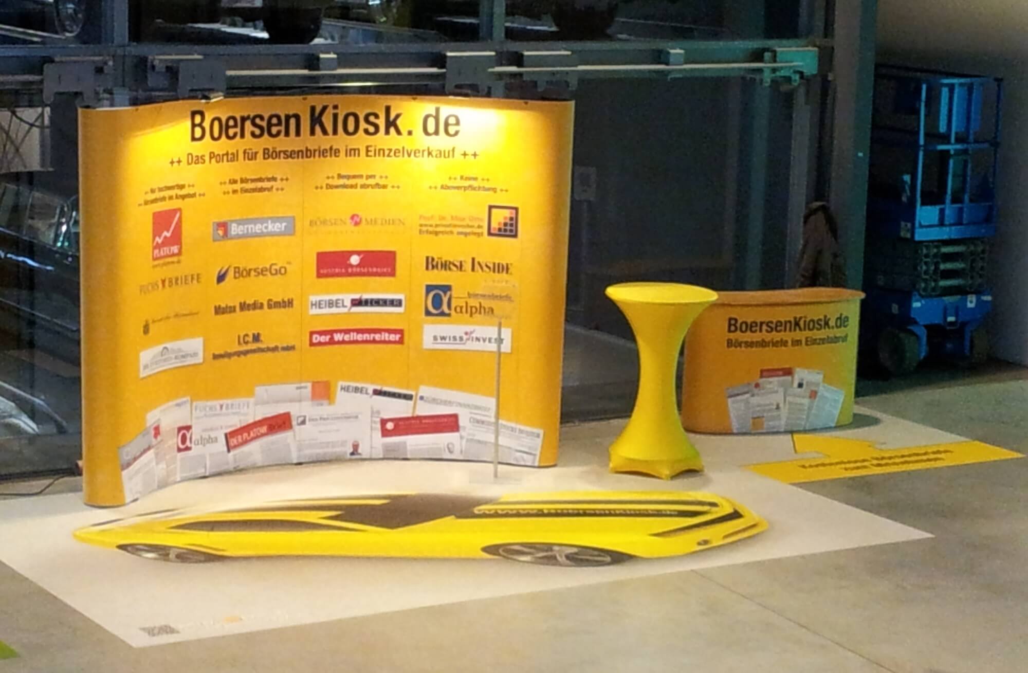 Camaro Messestand Vinyl