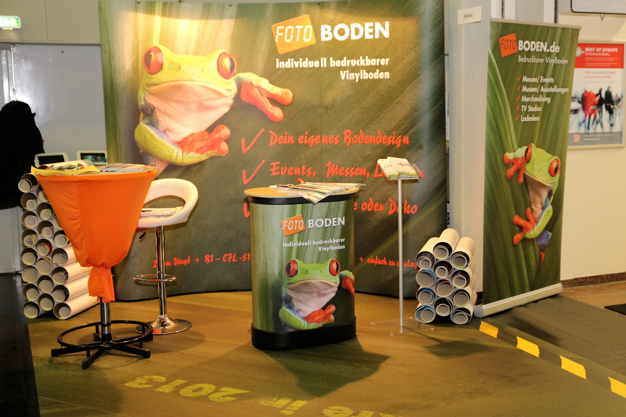 FOTOBODEN™ Messestand