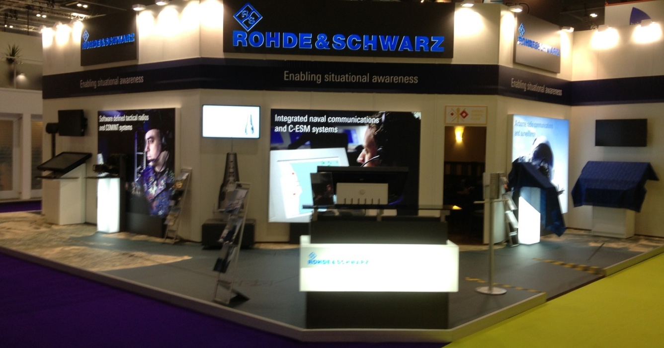 RohdeundSchwarz Messestand