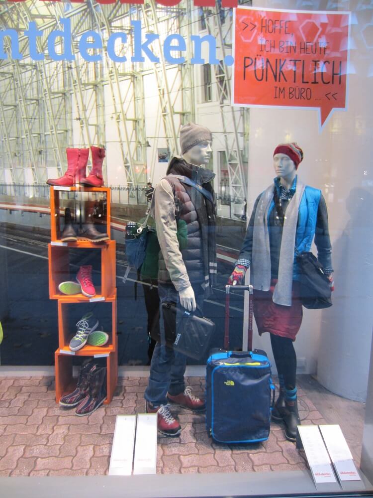 Gestaltung Schaufenster Boden Fotoboden