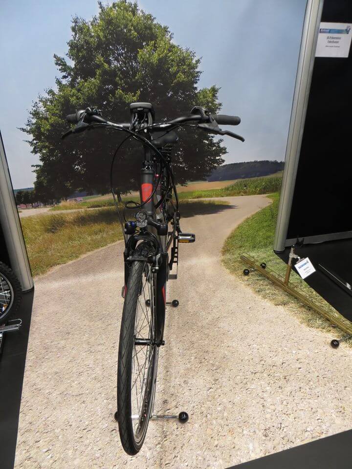 3D Illusion Fahrrad BodenWand