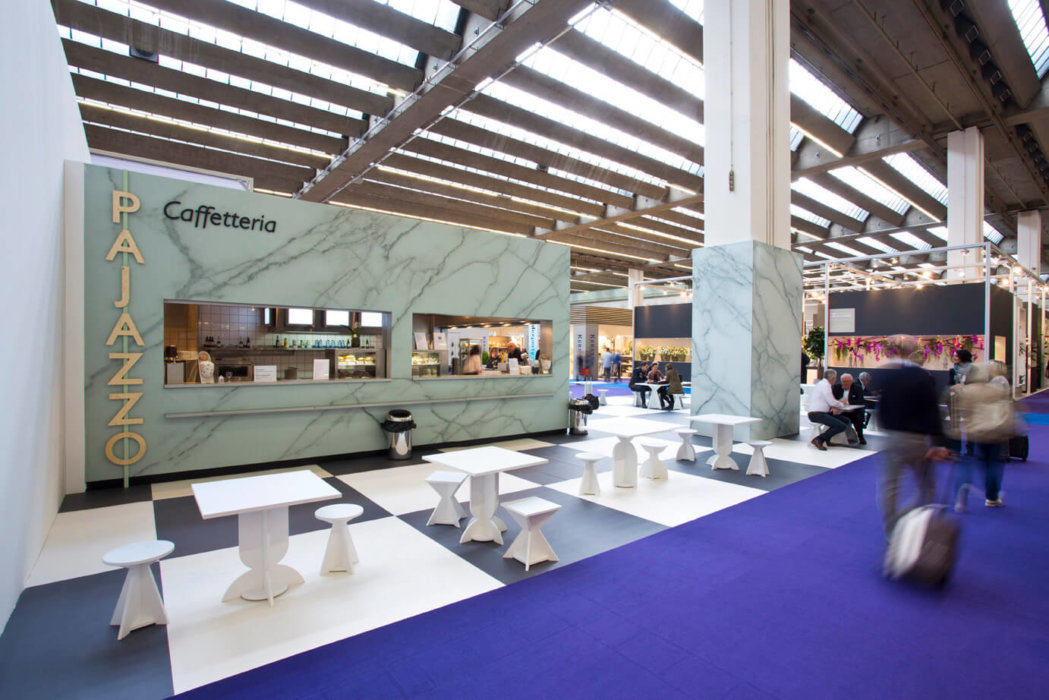 Ambiente Café Promotionstand Eventboden