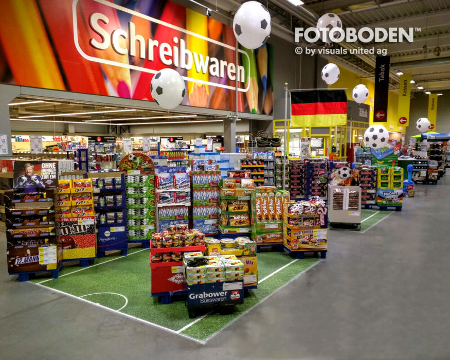 Handelskette Ladenbau Ladengestaltung Fußboden