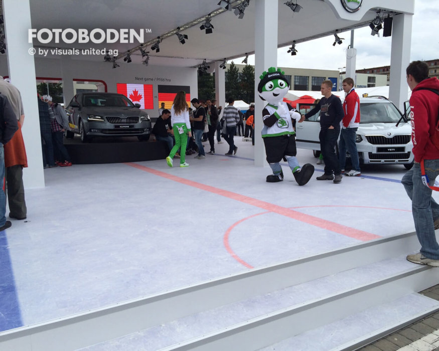 Designfußboden FOTOBODEN™ eishockey flooring