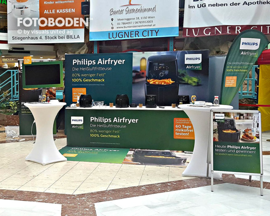 FOTOBODEN™ FlooringMessebau Messestand Gestalten