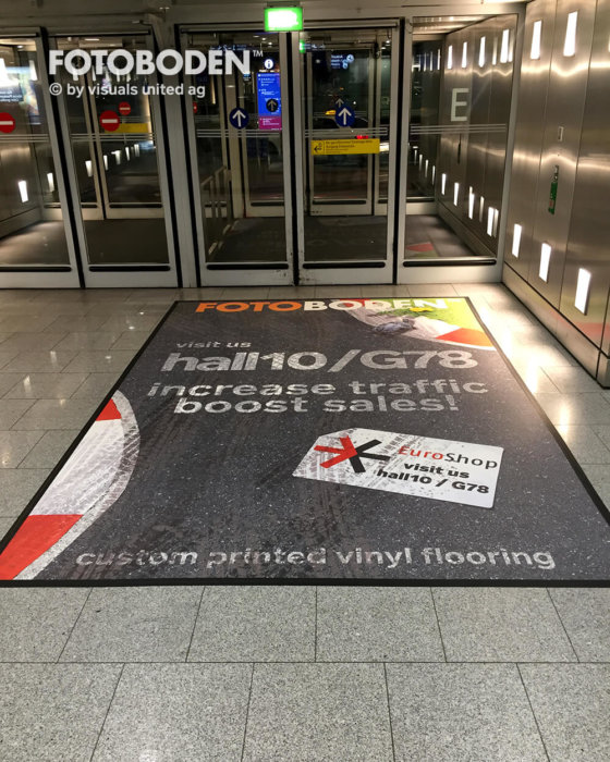 FOTOBODEN™ Flooring Bodenwerbung Fußmatte