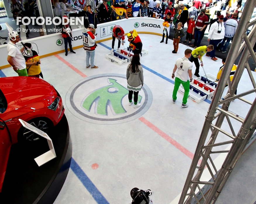 Eishockey FOTOBODEN™ Indoor Kindersportplatz