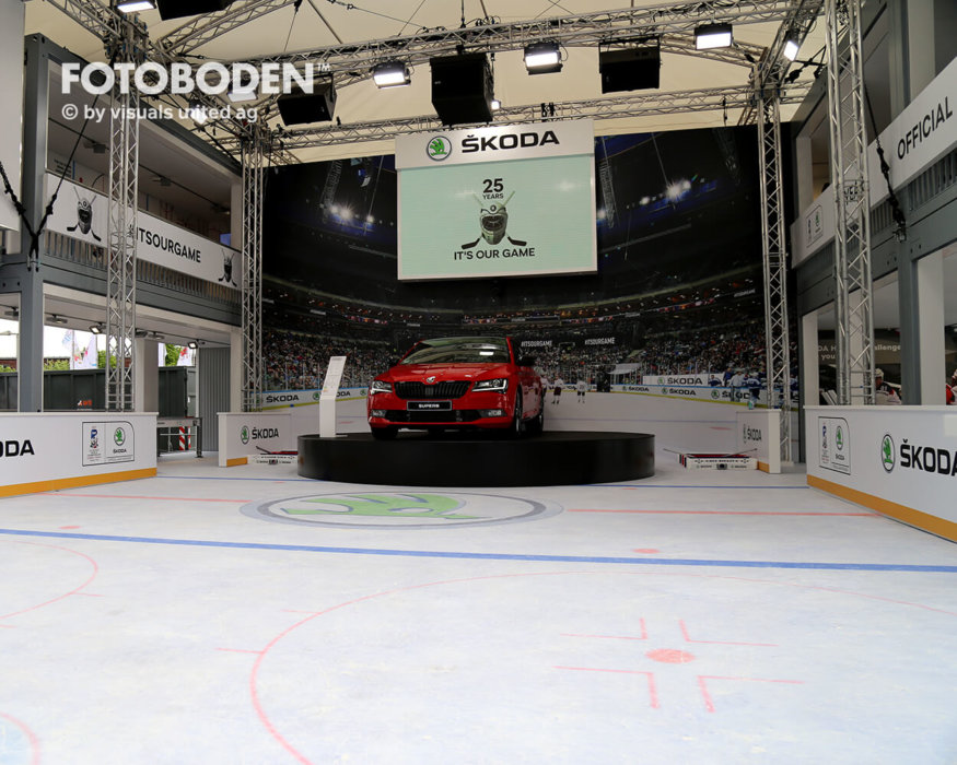 Eishockey FOTOBODEN™ Auto Ausstellungsdesign