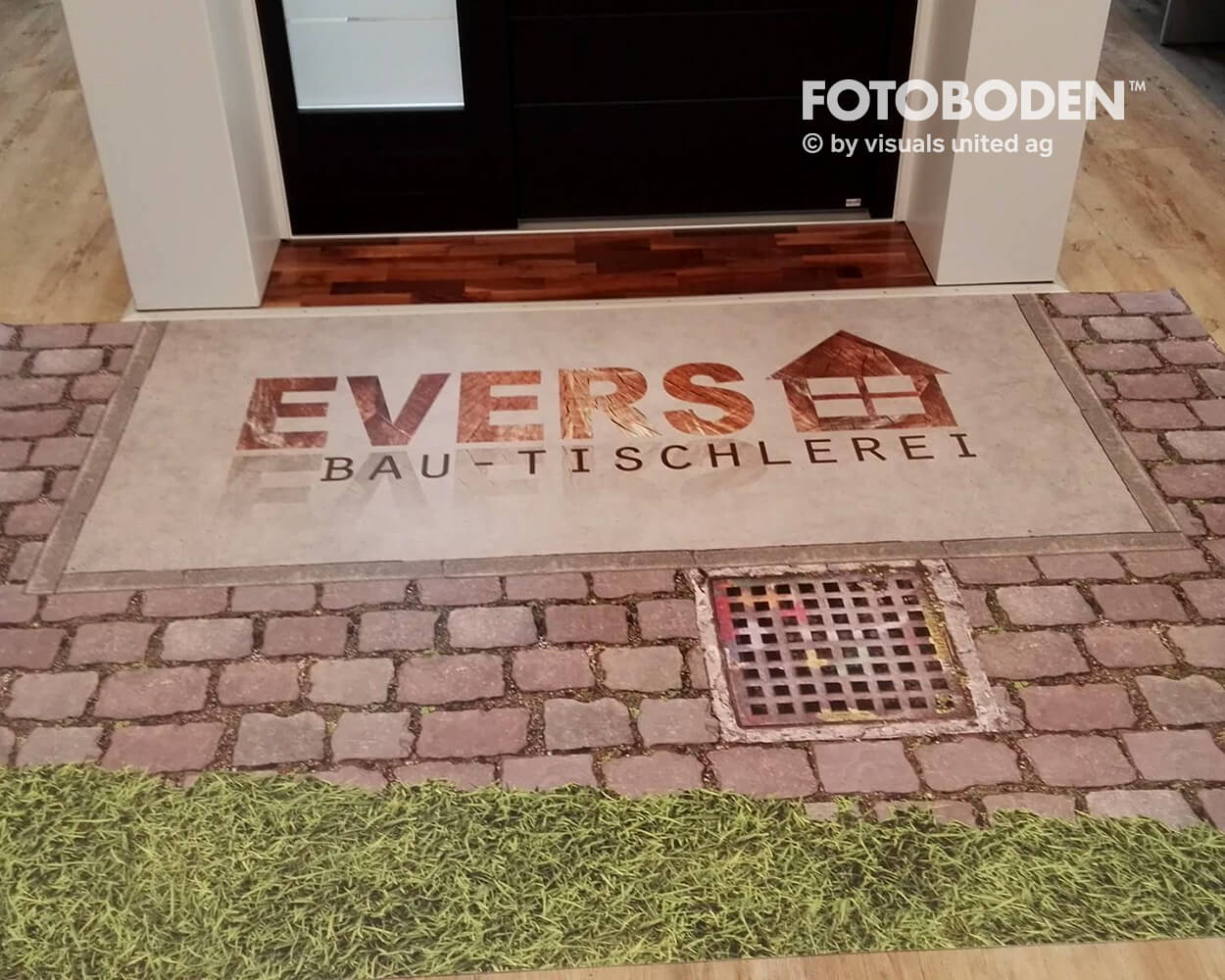 FOTOBODEN™ Flooring Designfußboden Bodenwerbung