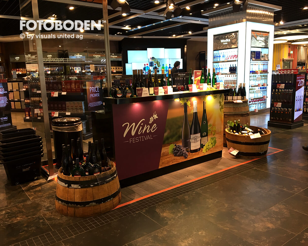 FOTOBODEN™ Ladeneinrichtung Shopdesign Vinyl