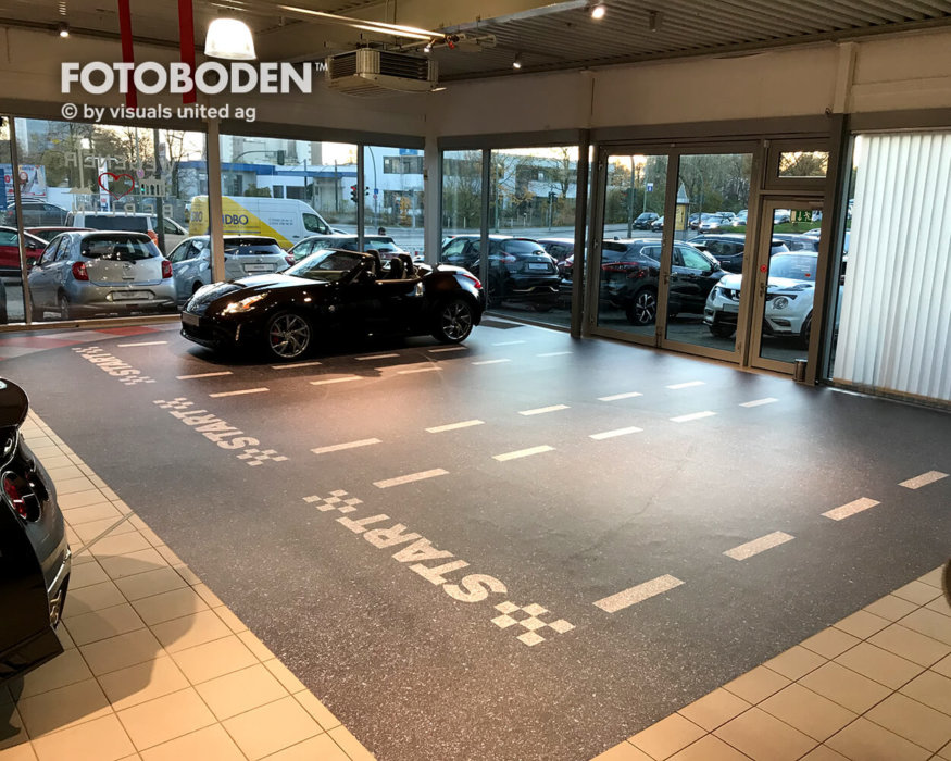 FOTOBODEN™ Flooring Autohaus Designboden