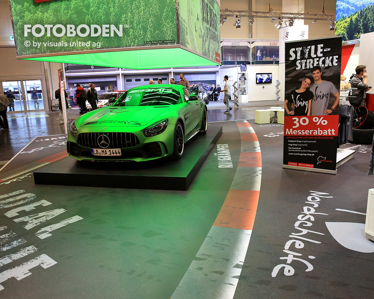 FOTOBODEN™ Messebau Messestand gestalten