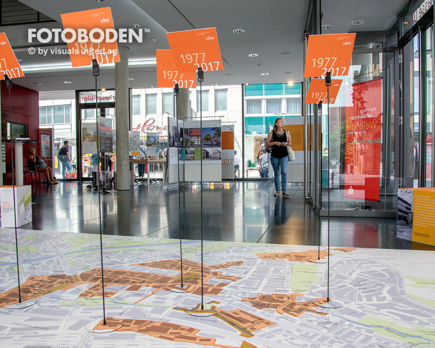 Ausstellung Raumausstatter interior design PVC Bodenbelag