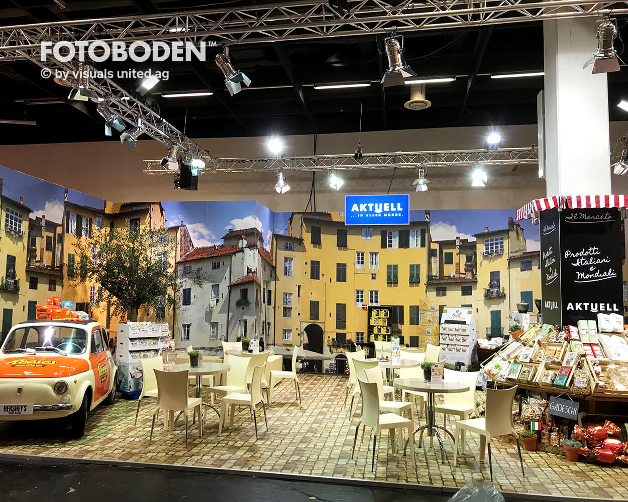 FOTOBODEN™ Messeboden Tradeshow Bodendesign