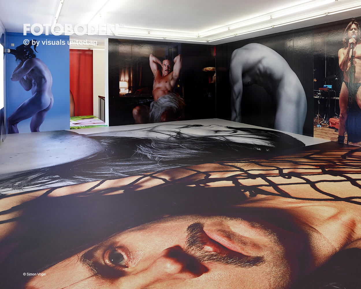 Ausstellung Museumboden Raumkonzept Fotoboden