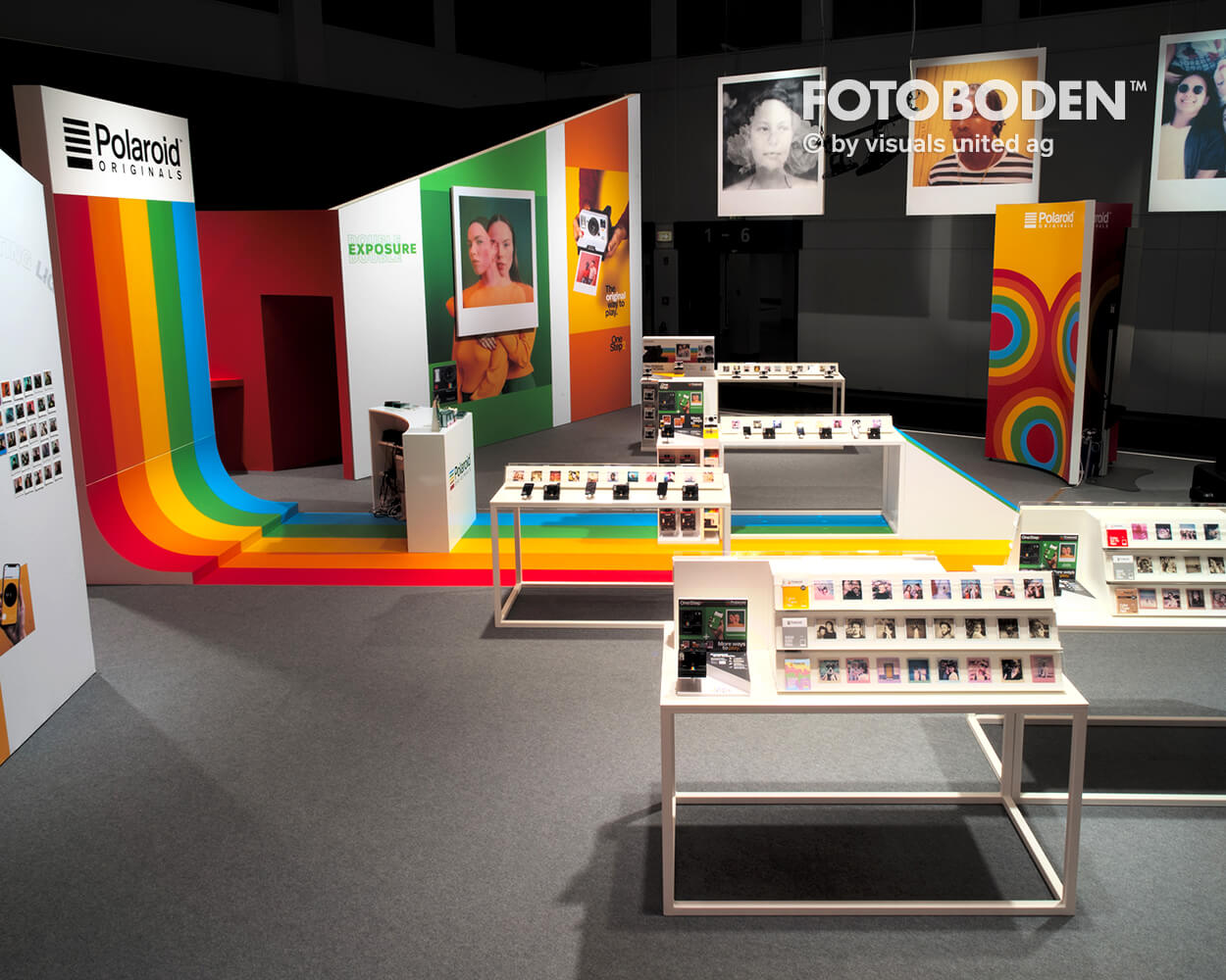 FOTOBODEN™ Messestand Design Teppich bedrucken