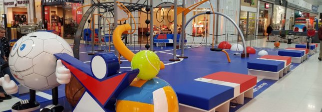 Indoor Spielboden Objektdesign Motivboden