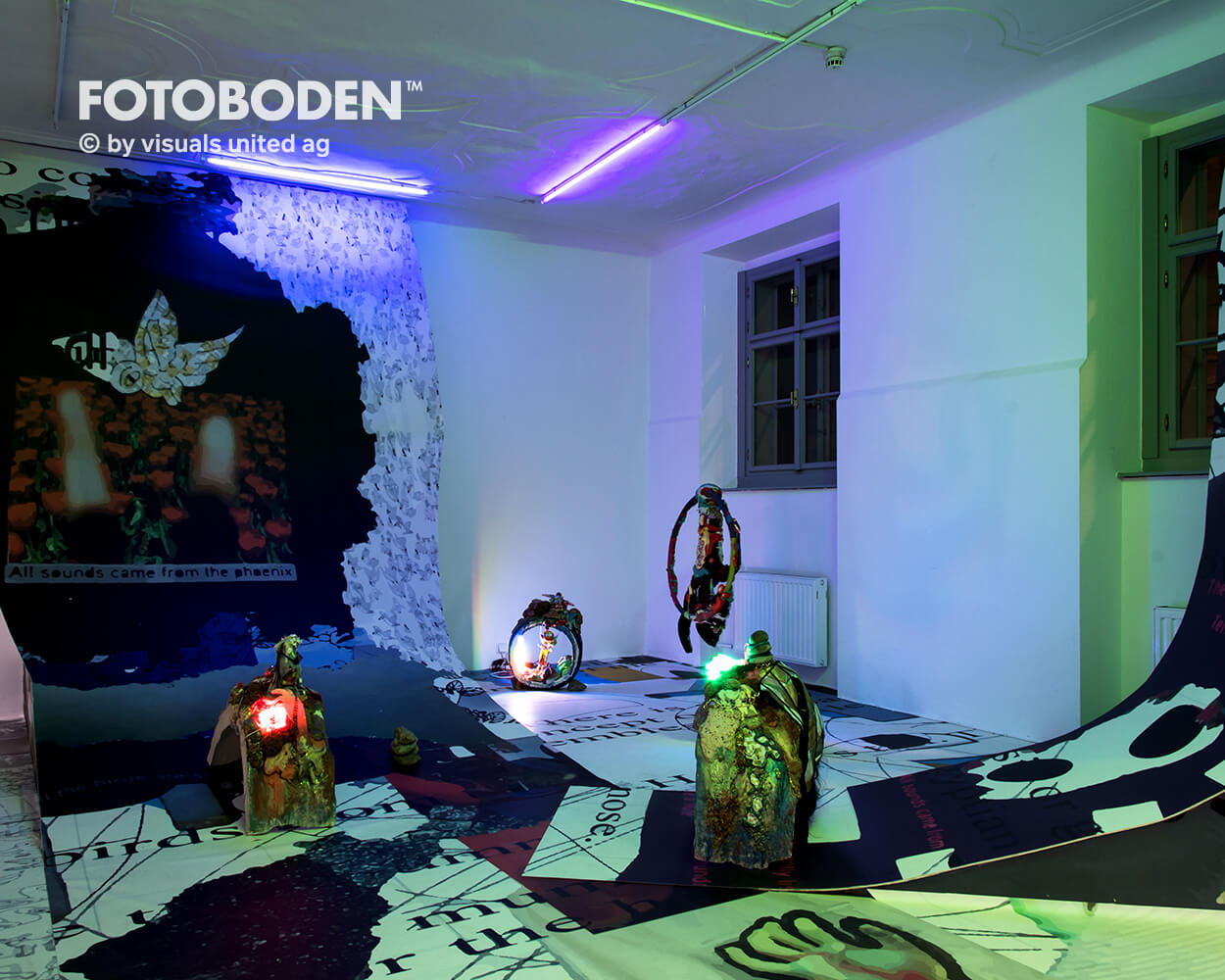 Ausstellung Museum Raumkonzept FOTOBODEN™ Vinylboden