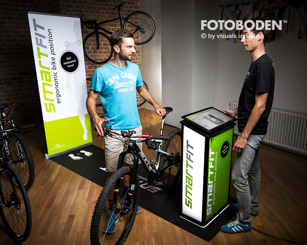 Fitnesstudio Ladenlokal Vinylboden