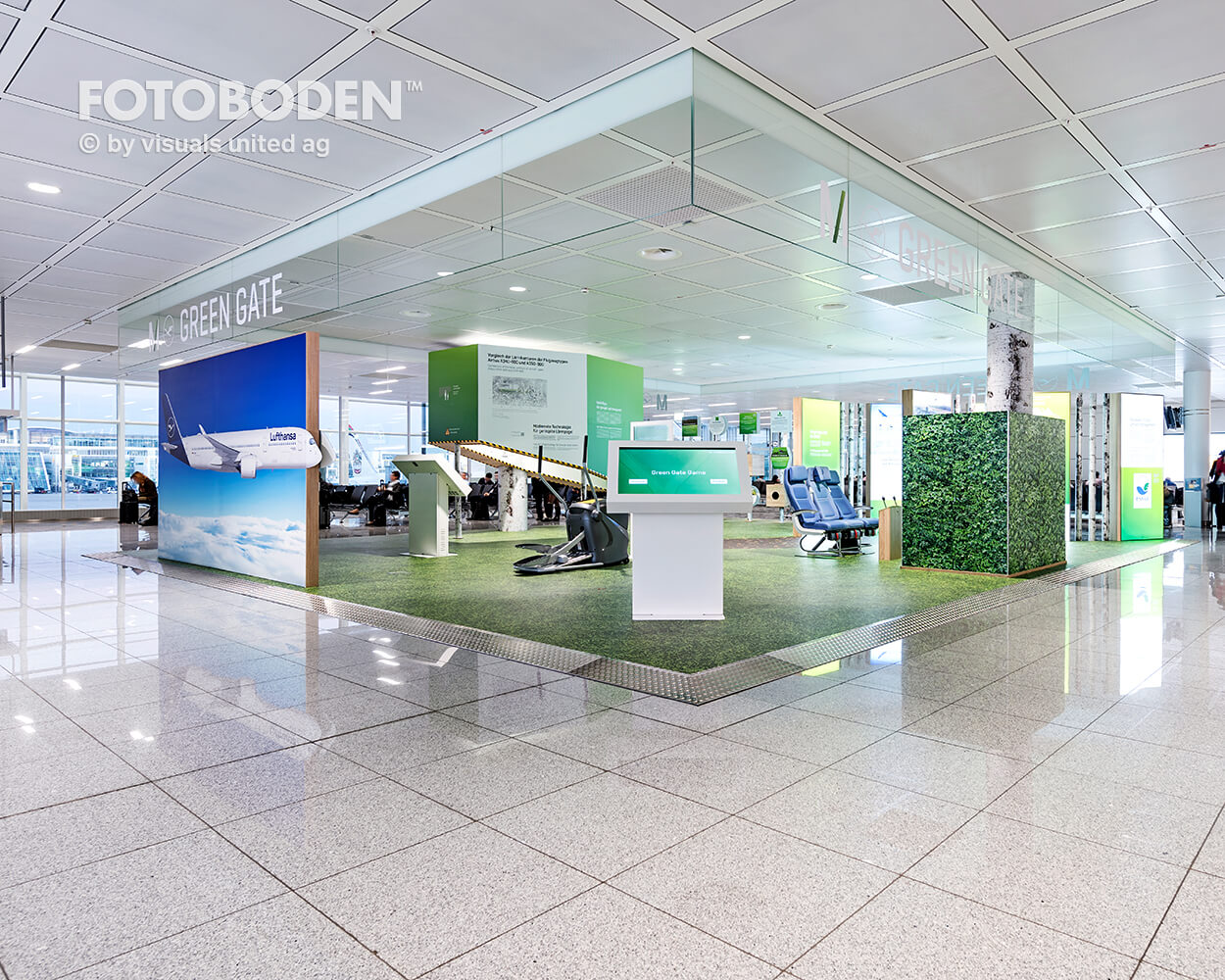 Bodengestaltung Vinylwand Fotoboden