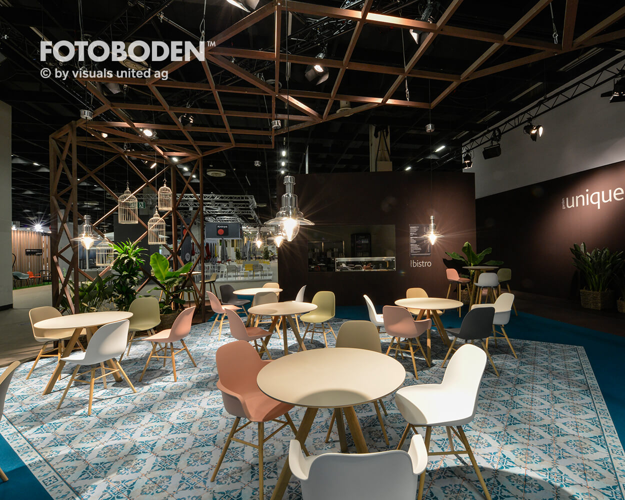 Bodengestaltung Messe Bodendesign Fliesenoptik