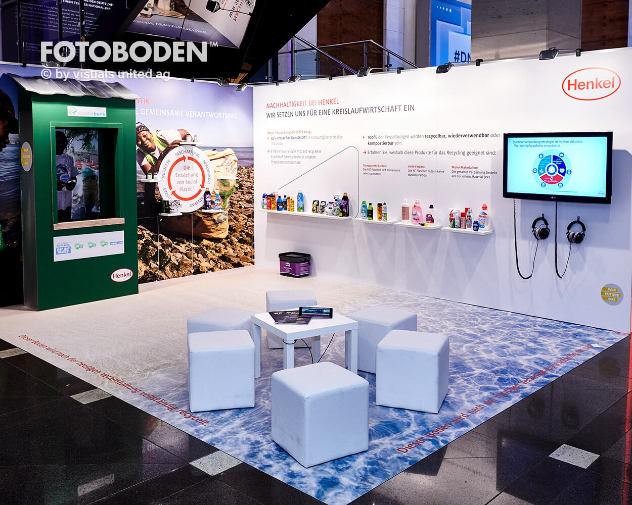 Henkel FOTOBODEN™ Messeboden Tradeshow