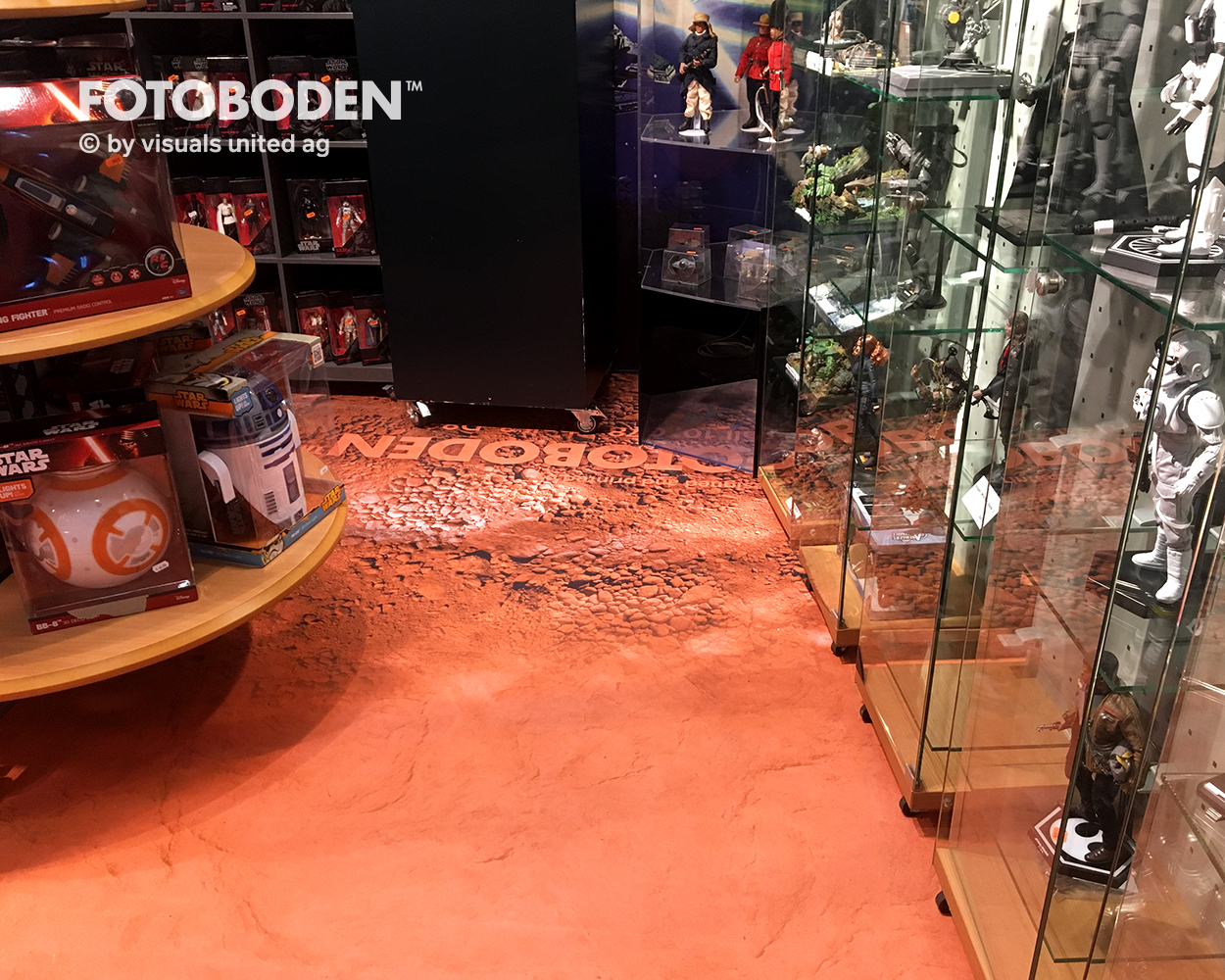 Ausstellungsboden FOTOBODEN™ Vinyl
