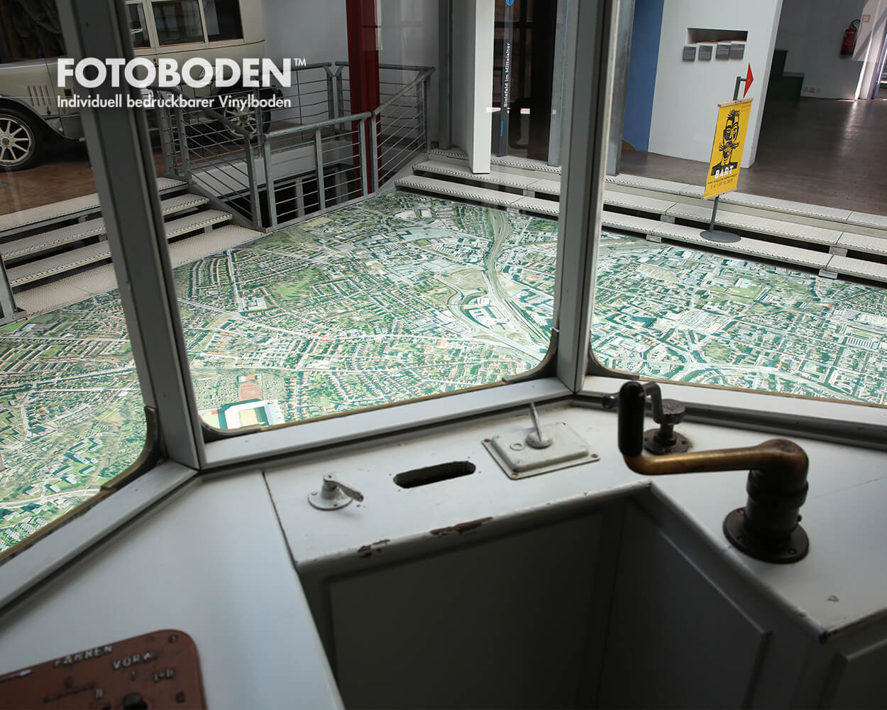 Museumsboden Ausstellungsboden FOTOBODEN™ Vinyl