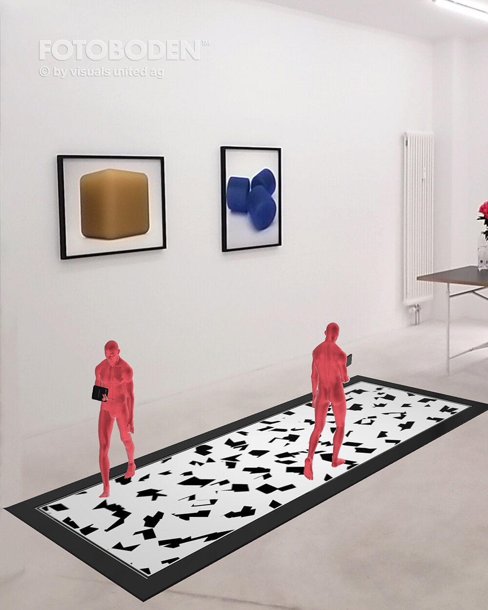 Raumkonzept Anstellungsdesign Fotoboden