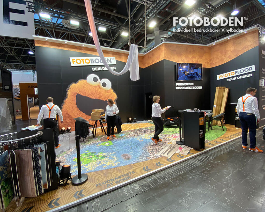 FOTOBODEN™ Messestand Euroshop 2020