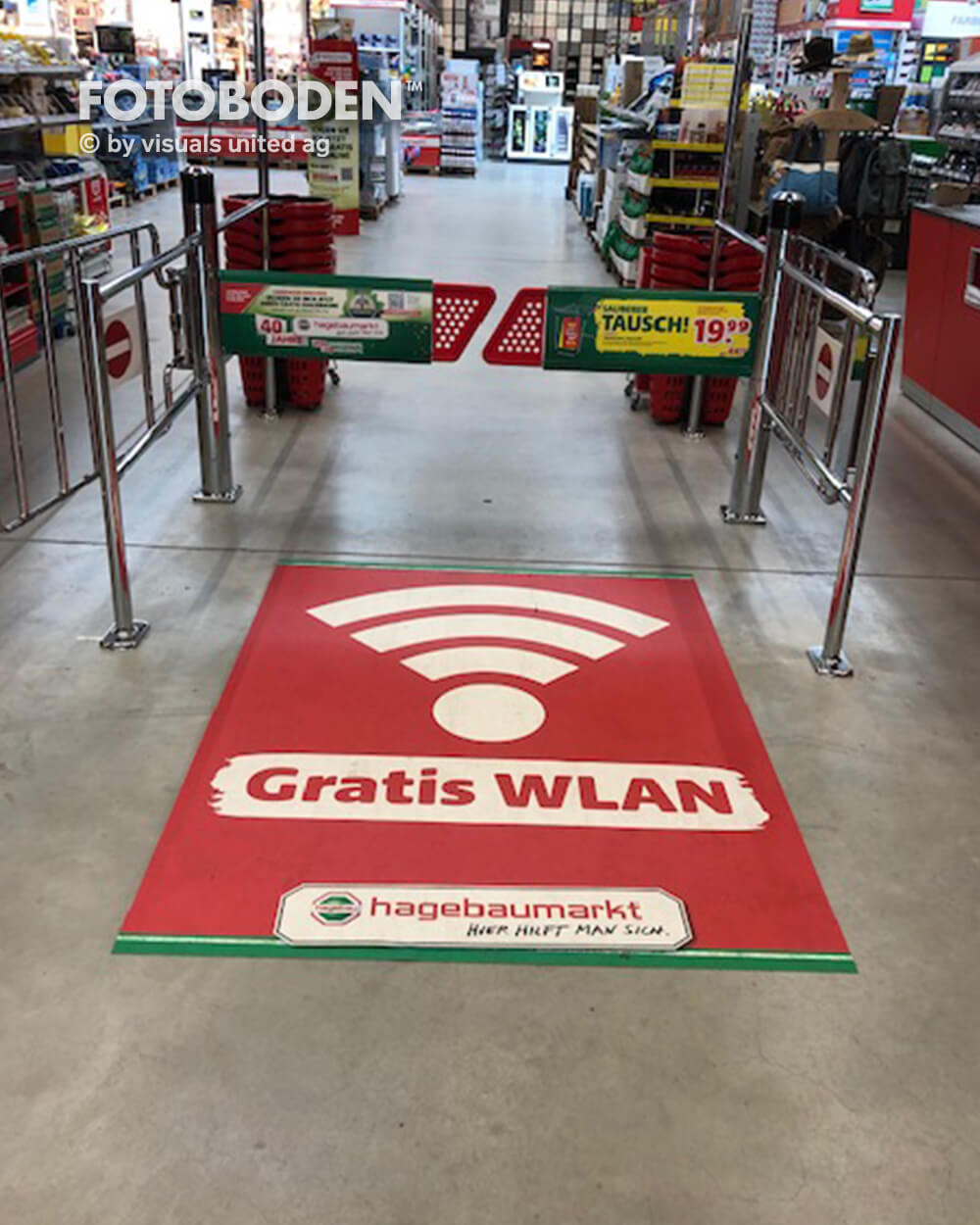 Hinweis auf Gratis WLAN