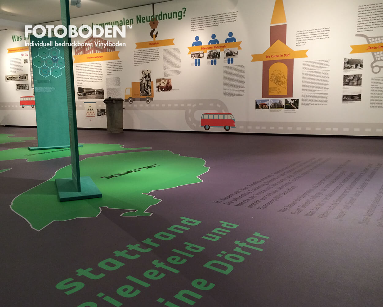 grüne Dörfer Ausstellungsbau Ausstellungsdesign