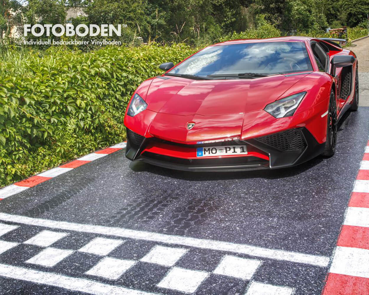 Promo Sportwagen Rennstrecke